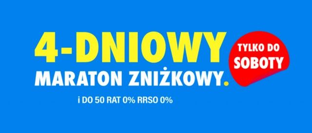Promocja 4-DNIOWY MARATON ZNIŻKOWY w RTV EURO AGD