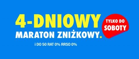 Promocja 4-DNIOWY MARATON ZNIŻKOWY w RTV EURO AGD