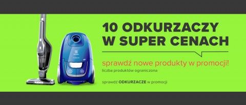 Promocja na odkurzacze w NEONET