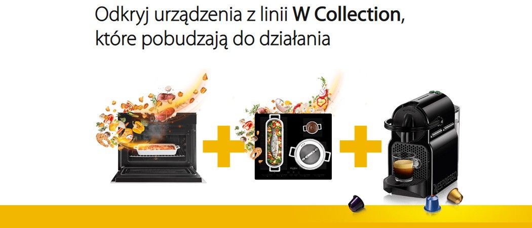 Kup piekarnik oraz płytę indukcyjną Whirlpool i odbierz ekspres ciśnieniowy oraz 50 kaw w prezencie!