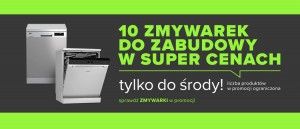 Promocja na zmywarki do zabudowy w NEONET