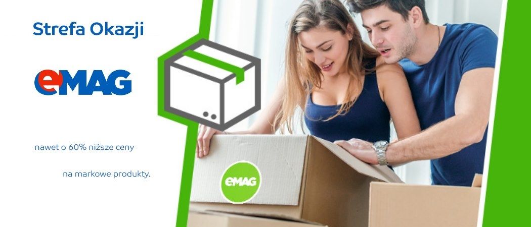 Strefa okazji eMAG - do 60% zniżki na sprzęt z wadą!