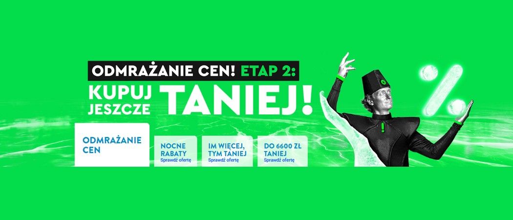 Promocja ODMRAŻANIE CEN w Ole Ole - kup jeszcze taniej promocyjne AGD!