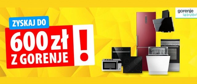 Rabaty na AGD GORENJE w Media Expert