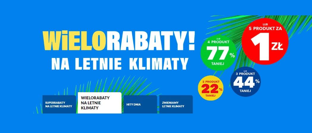 Promocja WIELORABATY NA LETNIE KLIMATY w RTV EURO AGD - kup taniej promocyjny zestaw AGD!