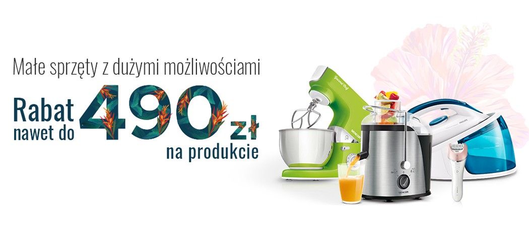 Promocja na małe AGD w Neo24 - kup promocyjne małe AGD do 490 zł taniej!