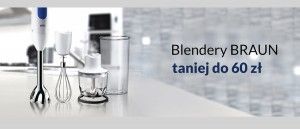 Promocja na blendery BRAUN w Media Markt