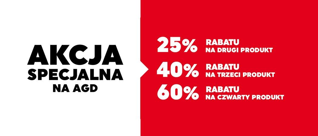 Promocja w NEONET - kup sprzęty AGD z rabatem nawet 60% na jeden ze sprzęt&oacute;w!