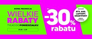 Promocja "Wielkie rabaty" w NEONET