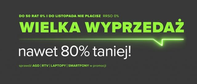 Promocja WIELKA WYPRZEDAŻ w NEONET