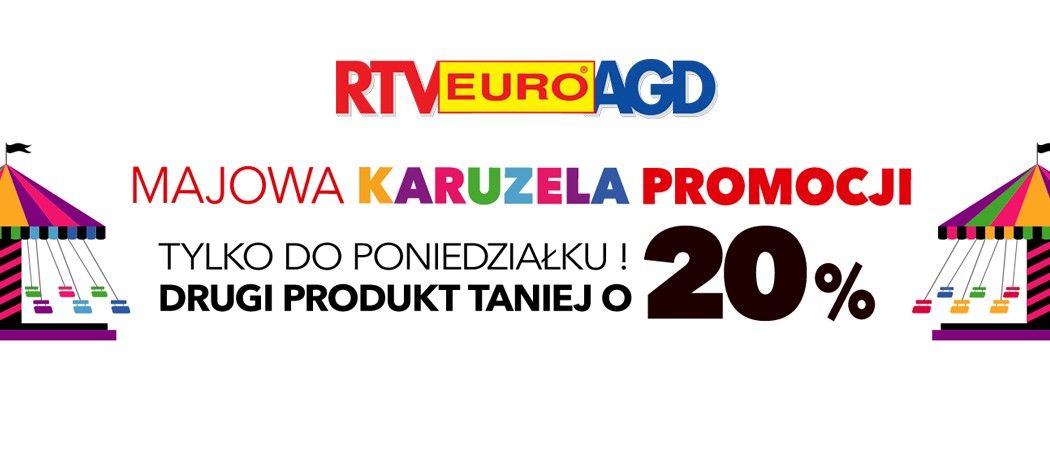 Promocja RTV EURO AGD - odbierz dodatkowy rabat 20% na AGD!