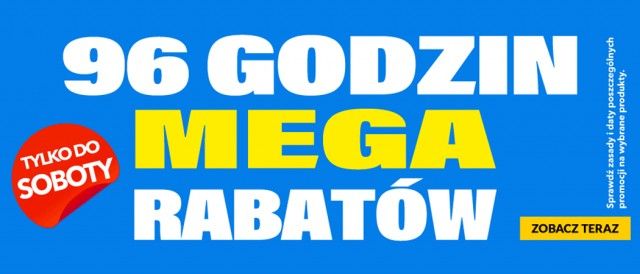 Promocja 96 GODZIN MEGA RABAT&Oacute;W w RTV EURO AGD