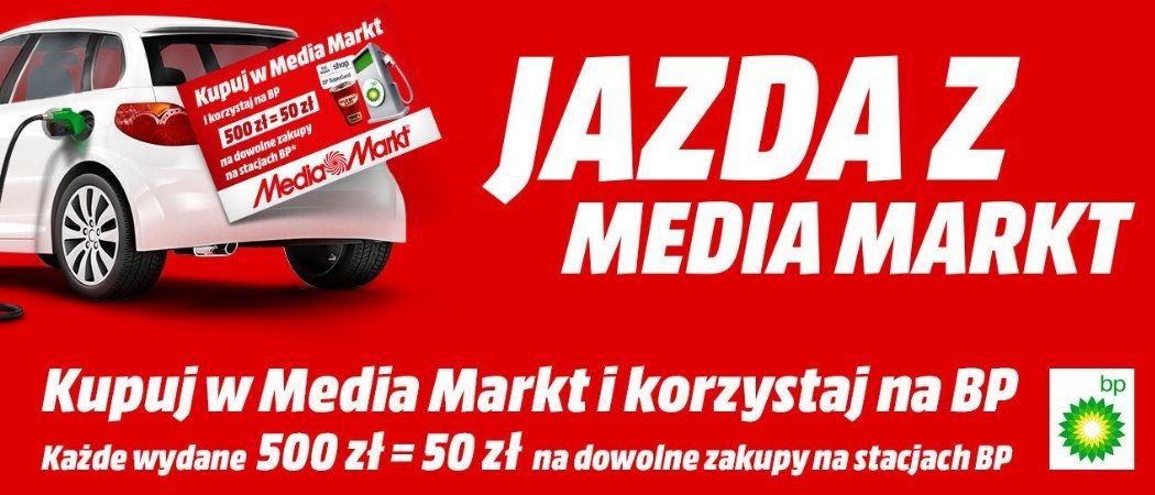 Promocja AGD w Media Markt Bony na stacje BP gratis za zakupy w Media Markt! Bony na stacje BP gratis za zakupy w Media Markt!