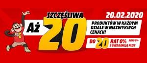 Promocja SZCZĘŚLIWA 20 w Media Markt