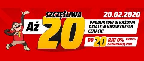 Promocja SZCZĘŚLIWA 20 w Media Markt