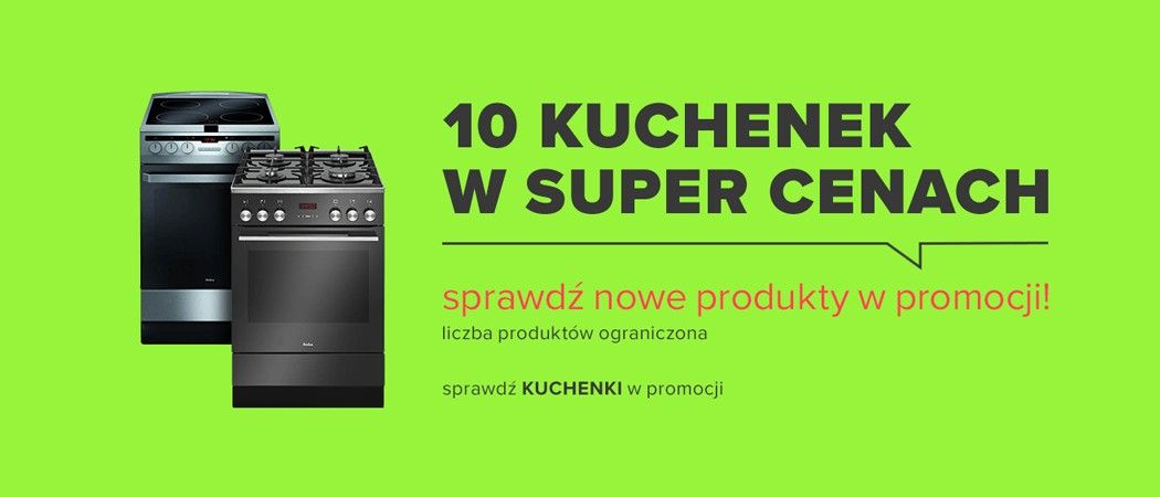 Promocja Neonet na kuchenki - kup jeszcze taniej wybraną kuchnię!