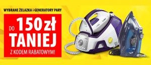 Promocja na żelazka i generatory pary w Media Expert
