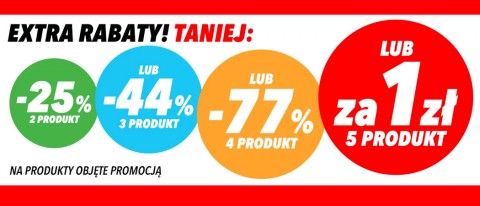 Promocja EXTRA RABATY w Media Expert