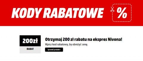 Promocja na ekspresy NIVONA w Media Markt