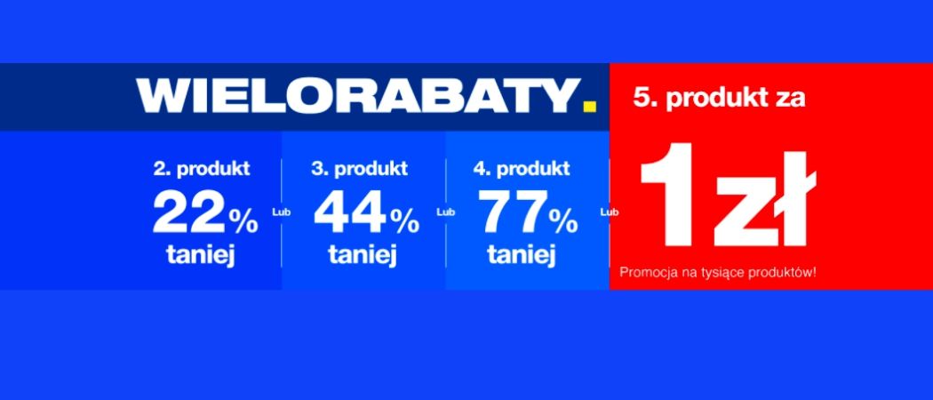 Promocja WIELORABATY w RTV EURO AGD - kup promocyjne AGD i zyskaj rabat na jeden ze sprzęt&oacute;w!