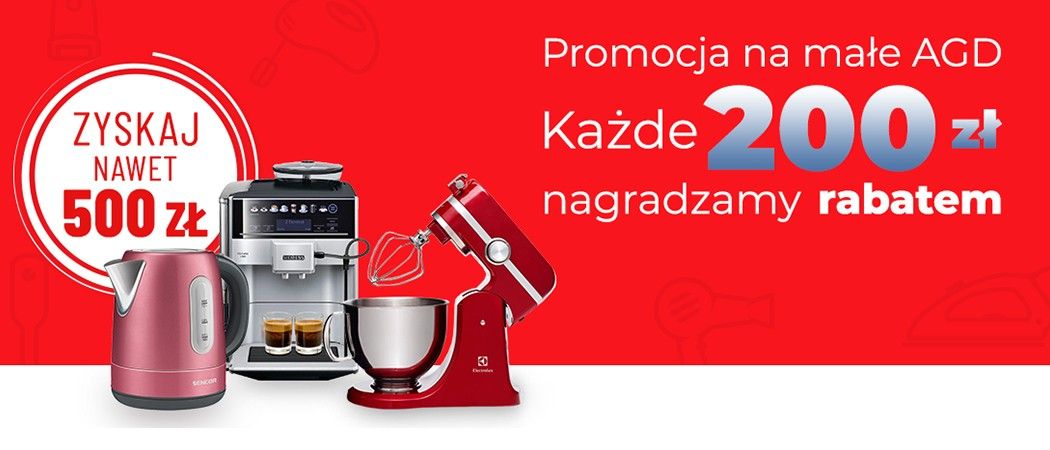 Promocja na małe AGD w Neo24 - kup wybrany sprzęt i odbierz 10 zł rabatu za każde wydane 200 zł!