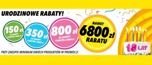 Promocja URODZINOWE RABATY w Media Expert