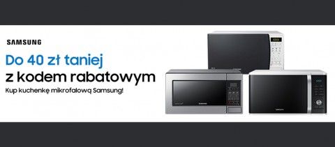 Promocja na kuchenki mikrofalowe SAMSUNG w RTV EURO AGD