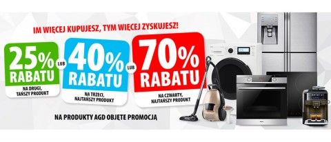 Promocja "Im więcej, tym taniej" w RTV EURO AGD