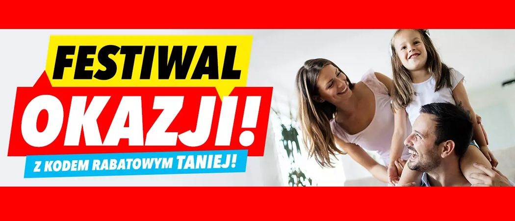 Promocja FESTIWAL OKAZJI w Media Expert - kup promocyjne AGD taniej z kodem rabatowym!
