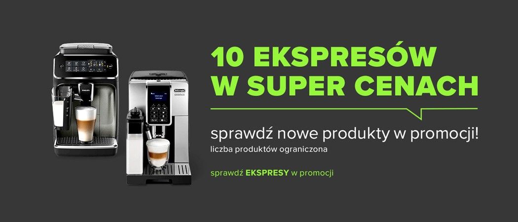 Promocja Neonet na ekspresy - kup jeszcze taniej promocyjny ekspres do kawy!