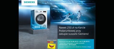 Promocja na suszarki SIEMENS w RTV EURO AGD