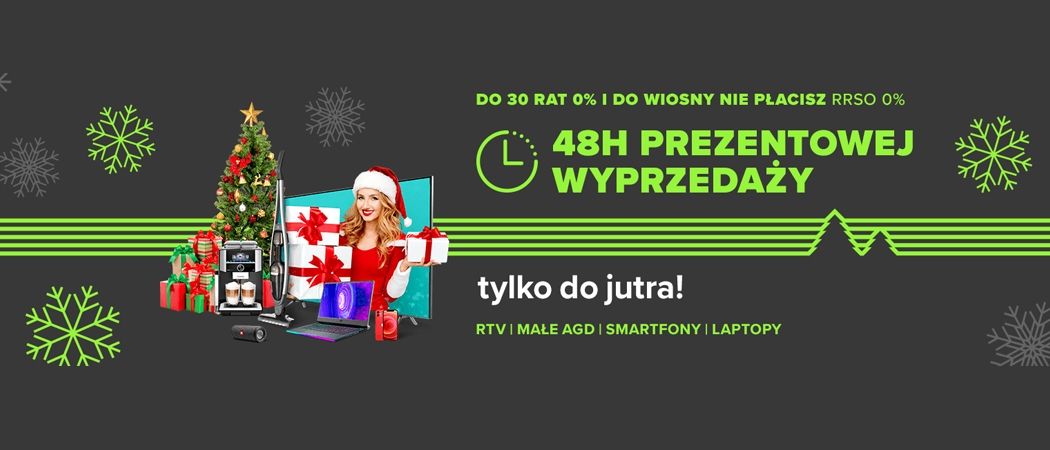 Promocja 48H PREZENTOWEJ WYPRZEDAŻY w Neonet - kup jeszcze taniej wybrane AGD!