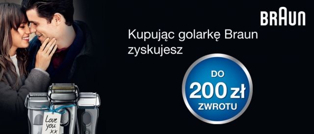Promocja na golarki BRAUN!