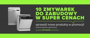 Promocja na zmywarki do zabudowy w NEONET