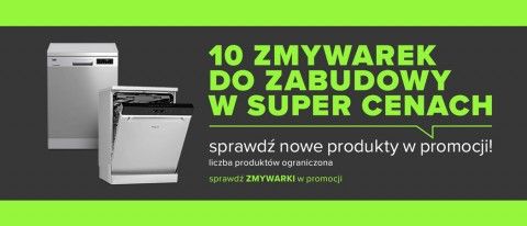 Promocja na zmywarki do zabudowy w NEONET