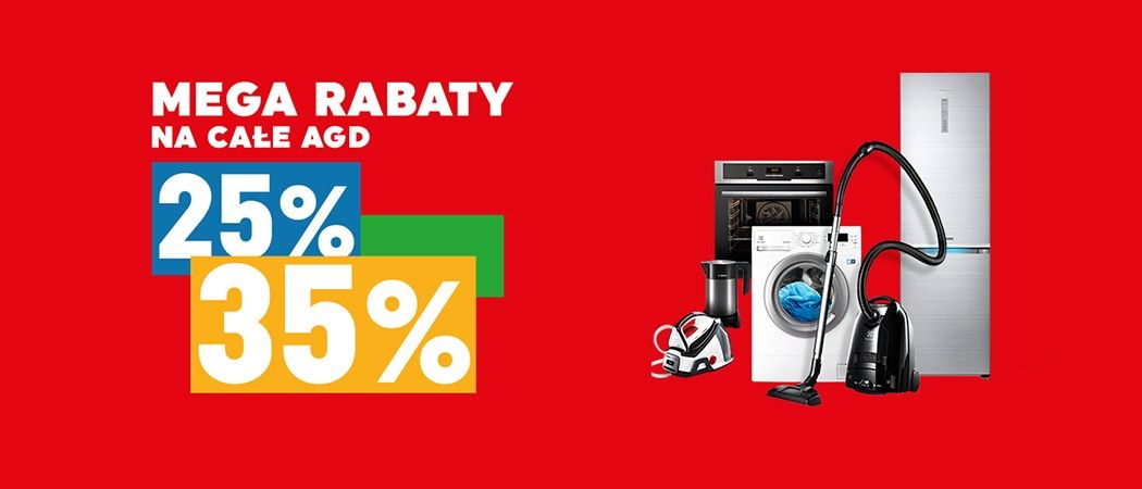 Promocja na AGD w Neonet - kup minimum 2 sprzęty AGD i odbierz do 35% rabatu na jeden z nich!