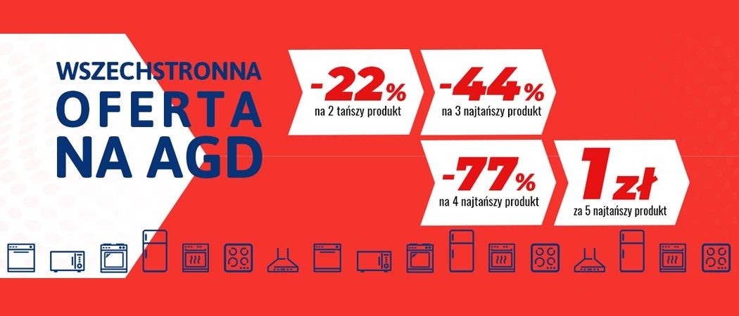 Promocja WSZECHSTRONNA OFERTA NA AGD w Neo24 - kup wybrane AGD i zyskaj rabat na jeden ze sprzęt&oacute;w!