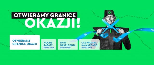 Promocja OTWIERAMY GRANICE OKAZJI w Ole Ole