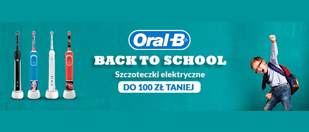 Promocja ORAL-B w RTV EURO AGD - kup jeszcze taniej promocyjną szczoteczkę elektryczną!