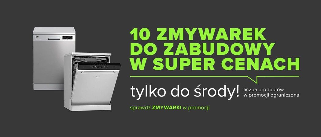 Promocja Neonet na zmywarki - kup jeszcze taniej promocyjną zmywarkę do zabudowy!