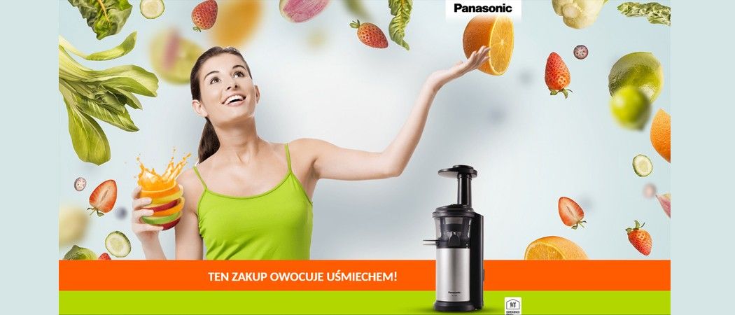 Promocja w RTV EURO AGD - kup wyciskarkę Panasonic i odbierz szczoteczkę elektryczną w prezencie!