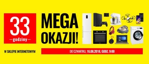 33 godziny mega rabat&oacute;w w Media Expert
