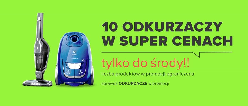 Promocja Neonet na odkurzacze - kup jeszcze taniej wybrany odkurzacz!