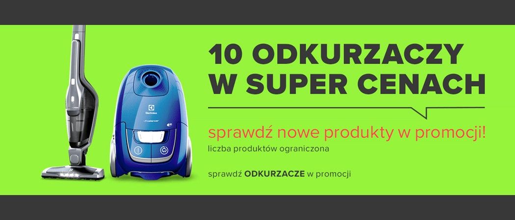 Promocja Neonet na odkurzacze - kup jeszcze taniej promocyjny odkurzacz!