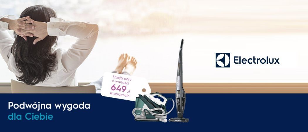 Promocja na odkurzacze Electrolux  UltraPower - odbierz stację pary gratis!