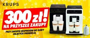 Promocja na ekspresy KRUPS w Media Expert