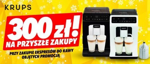 Promocja na ekspresy KRUPS w Media Expert