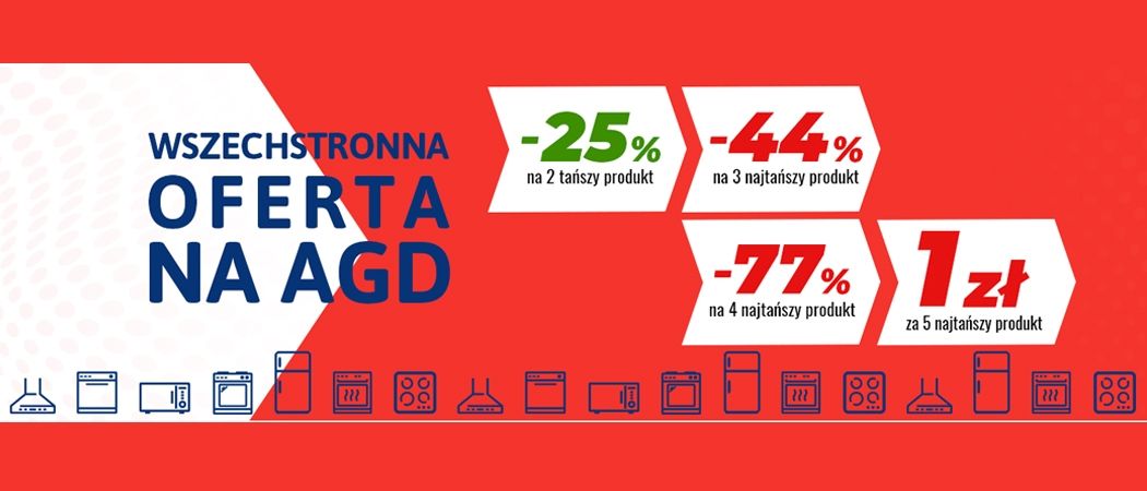 Promocja WSZECHSTRONNA OFERTA NA AGD w Neo24 - kup wybrane AGD i zyskaj rabat na jeden ze sprzęt&oacute;w!