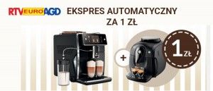 Promocja na ekspresy do kawy RTV EURO AGD