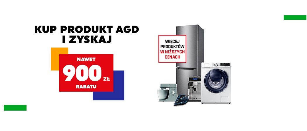 Promocja w Neonet - kup sprzęt AGD i odbierz do 900 zł rabatu!